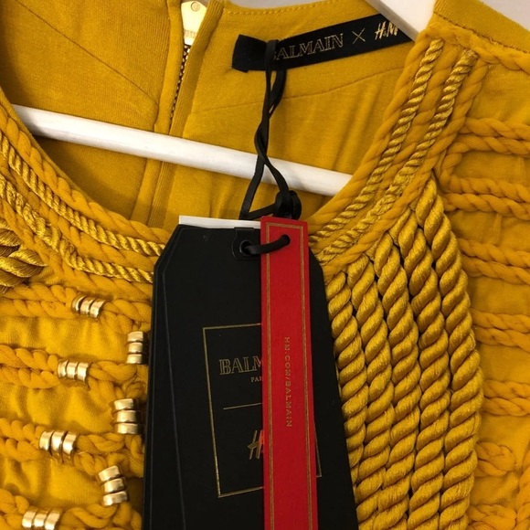 BNWT Balmain H&M Beaded Rope Vest 36 - Picture 7 of 7